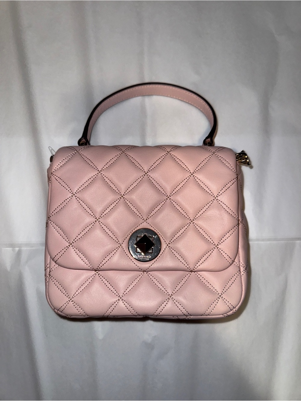Kate Spade NWT Quilted Pink Top-Handle Crossbody Bag